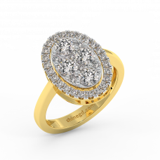 18K Gold Diamond Ring