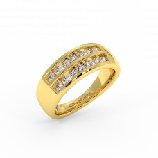 18K Gold Diamond Ring