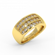 18K Gold Diamond Ring