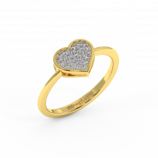 18K Gold Diamond Ring