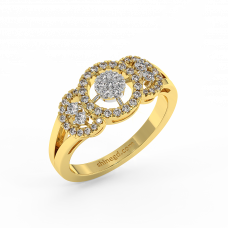 18K Gold Diamond Ring