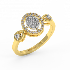 18K Gold Diamond Ring