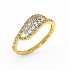 18K Gold Diamond Ring