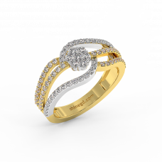 18K Gold Diamond Ring