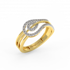 18K Gold Diamond Ring