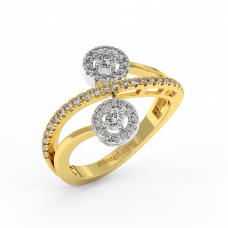 18K Gold Diamond Ring