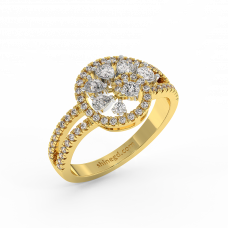 18K Gold Diamond Ring