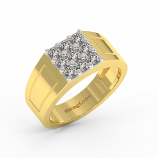 18K Gold Diamond Ring