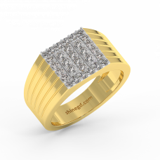 18K Gold Diamond Ring