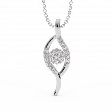 18K Gold Diamond Pendant