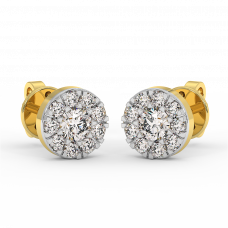 18K Gold Diamond Earrings