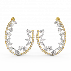 18K Gold Diamond Earrings