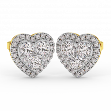 18K Gold Diamond Earrings