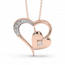 18K Gold Diamond Pendant