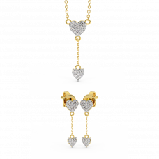 18K Gold Diamond Set