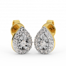 18K Gold Diamond Earrings