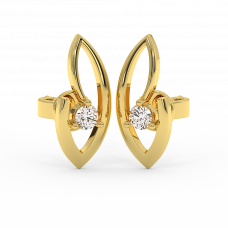 18K Gold Diamond Earrings