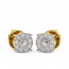 18K Gold Diamond Earrings