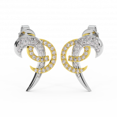 18K Gold Diamond Earrings