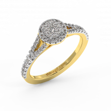 18K Gold Diamond Ring