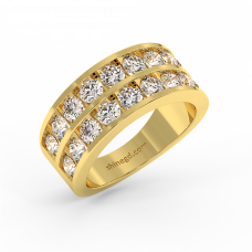 18K Gold Diamond Ring