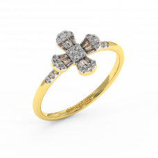 18K Gold Diamond Ring