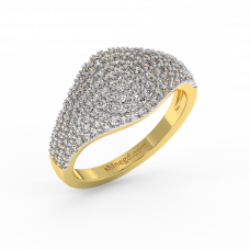 18K Gold Diamond Ring