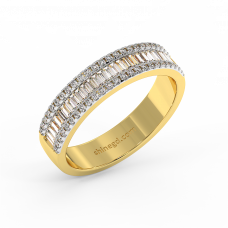 18K Gold Diamond Ring