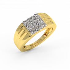 18K Gold Diamond Ring