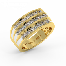 18K Gold Diamond Ring