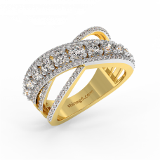 18K Gold Diamond Ring