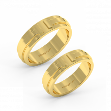 18K Gold Wedding Rings