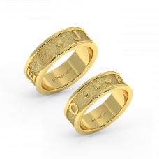 18K Gold Wedding Rings