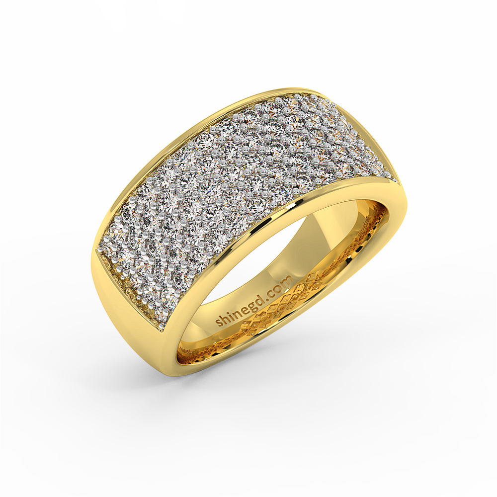 18K Gold Diamond Ring