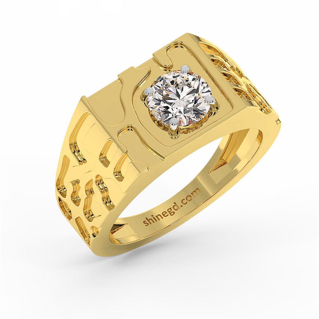 18K Gold Diamond Ring